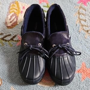 Speery Top Sider Bavy Blue Duck Boots